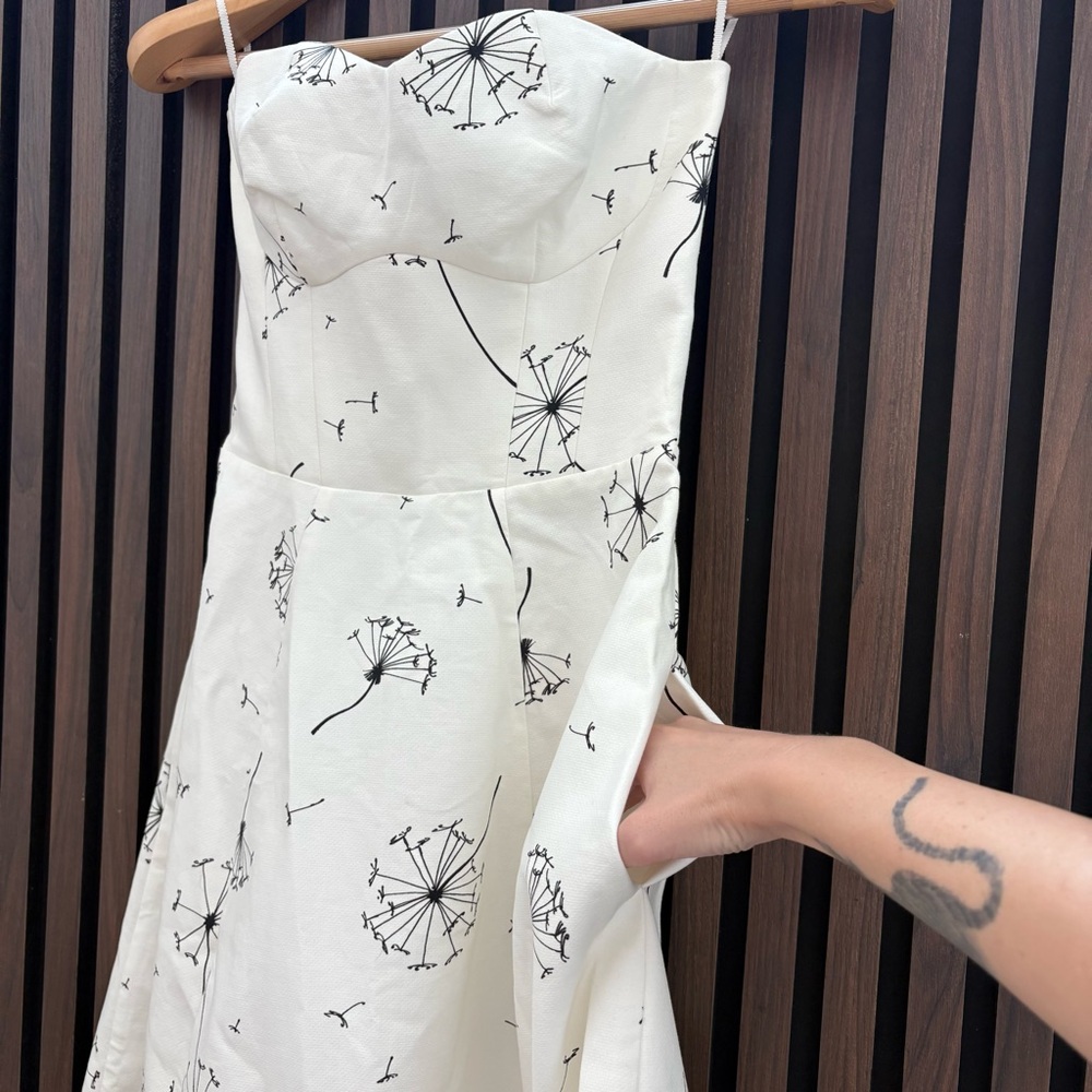 🌼 Vika Gazinskaya x & Other Stories “Dandelion” Strapless Dress - 2014 - Picture 6 of 9